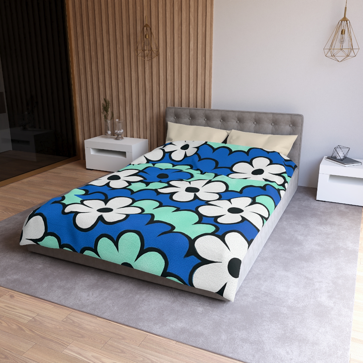 Blossom Wave Tessellation soft comforter duvets