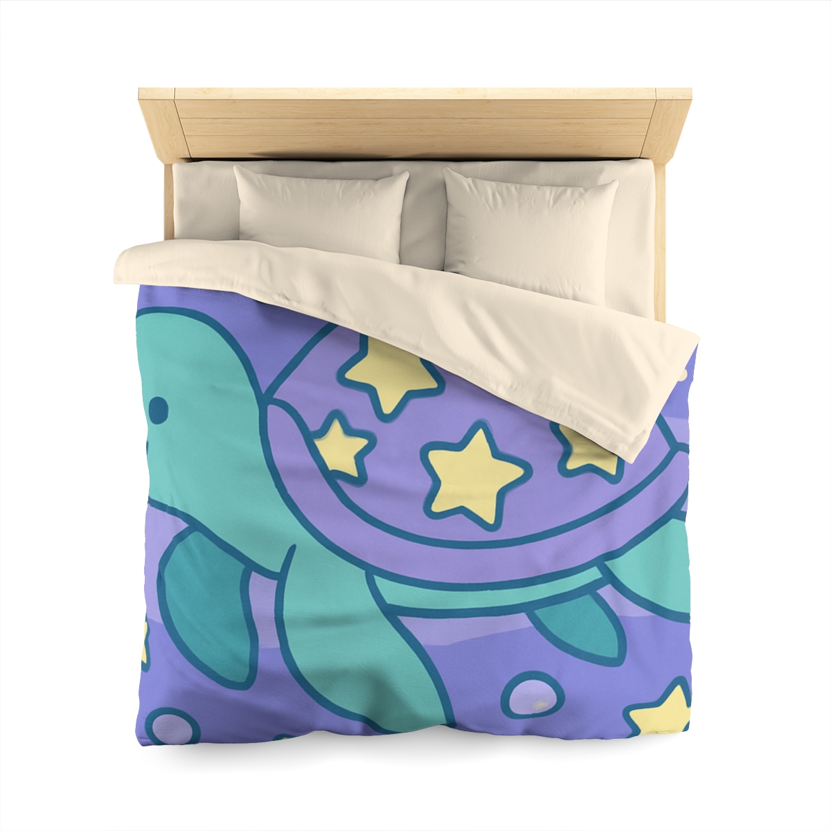 Nebula Ocean Turtle unique patterned duvets