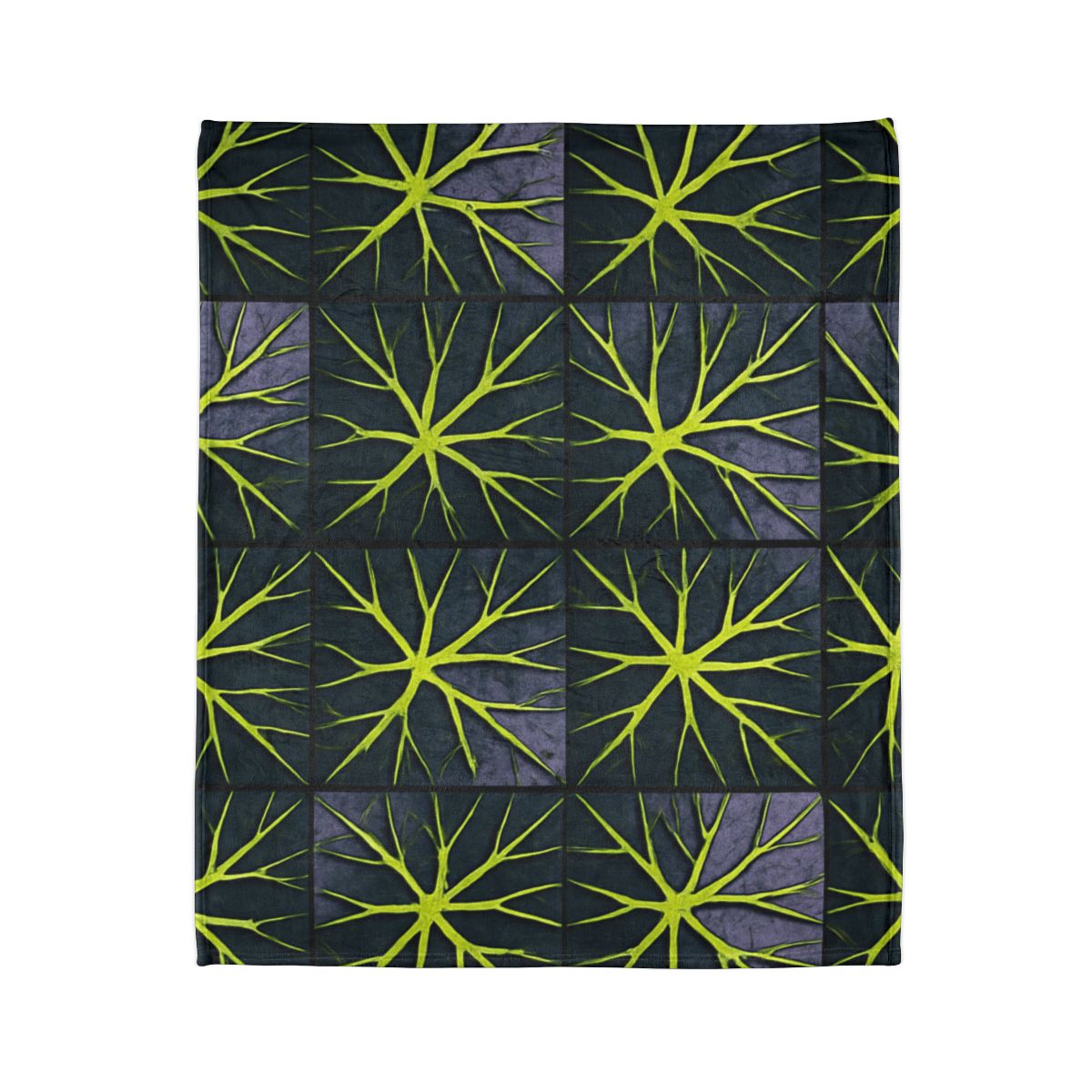 Venation Starburst Mosaic trendy patterned blankets