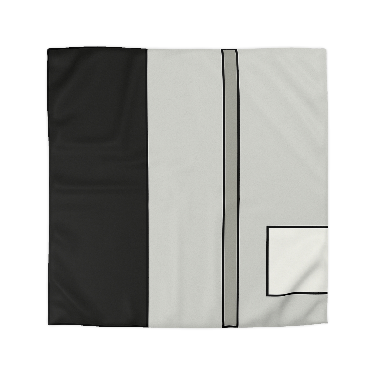 Offset Rectangle Composition custom duvets