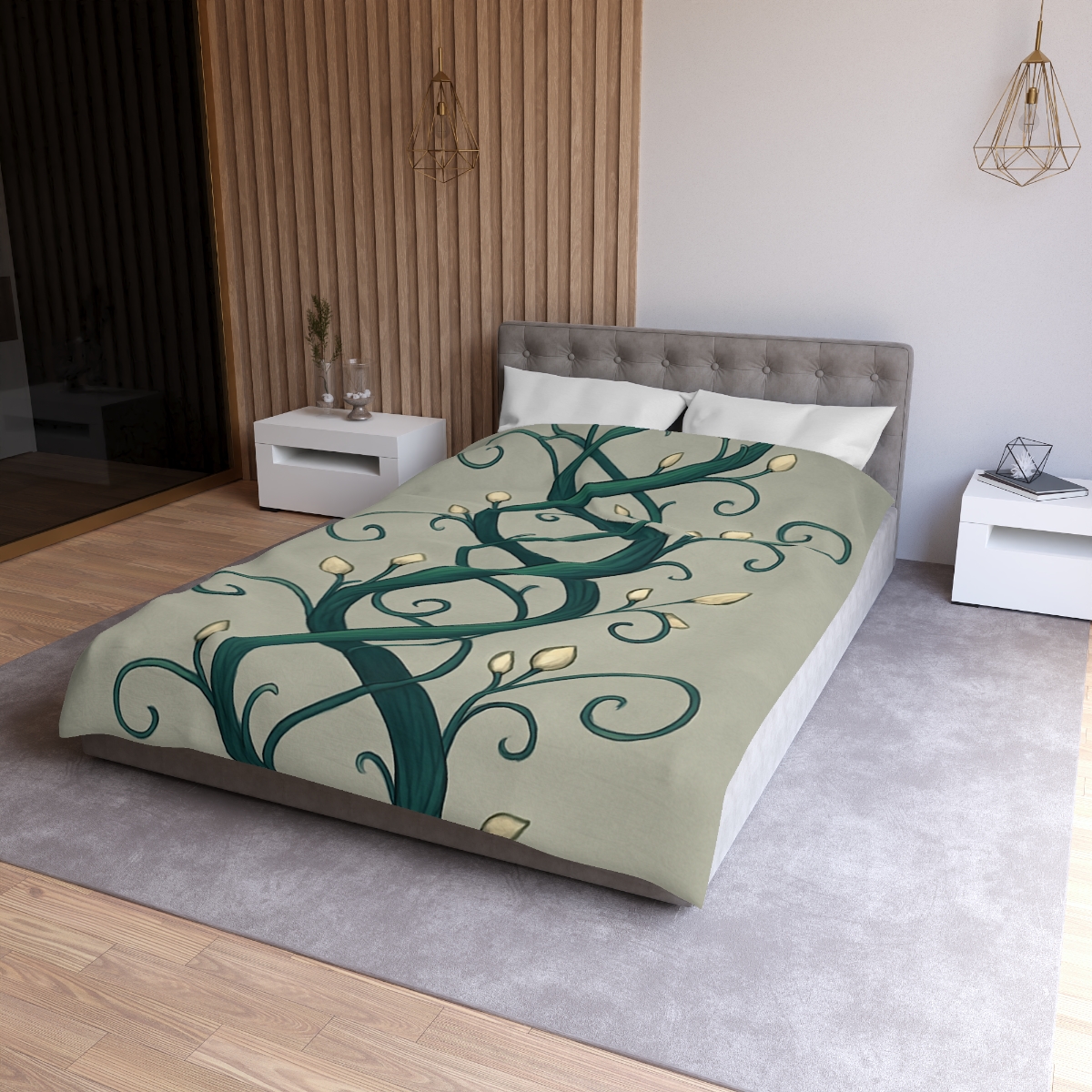 Vine Helix Tangle trendy bedroom duvets
