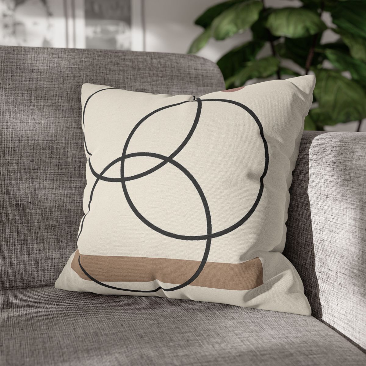 Staggered Rings And Slim Bar comfortable bedding pillow covers