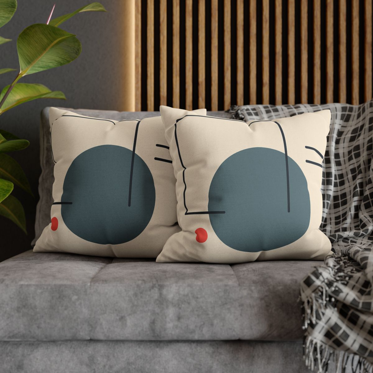 Quiet Orbit With Offset Frame unique gift pillow cases