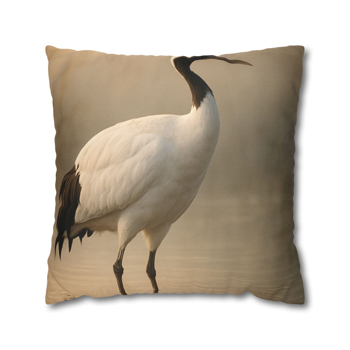 Dawn Balance Red Crowned Crane personalized pillow covers