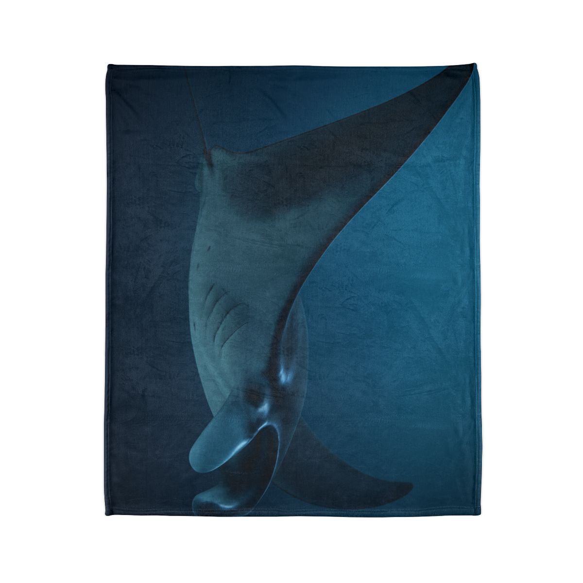 Celestial Glide Manta Ray soft fleece blankets