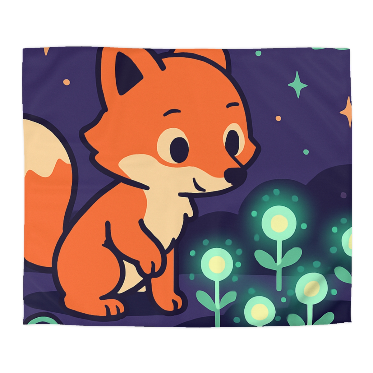 Galaxy Garden Fox warm winter duvets