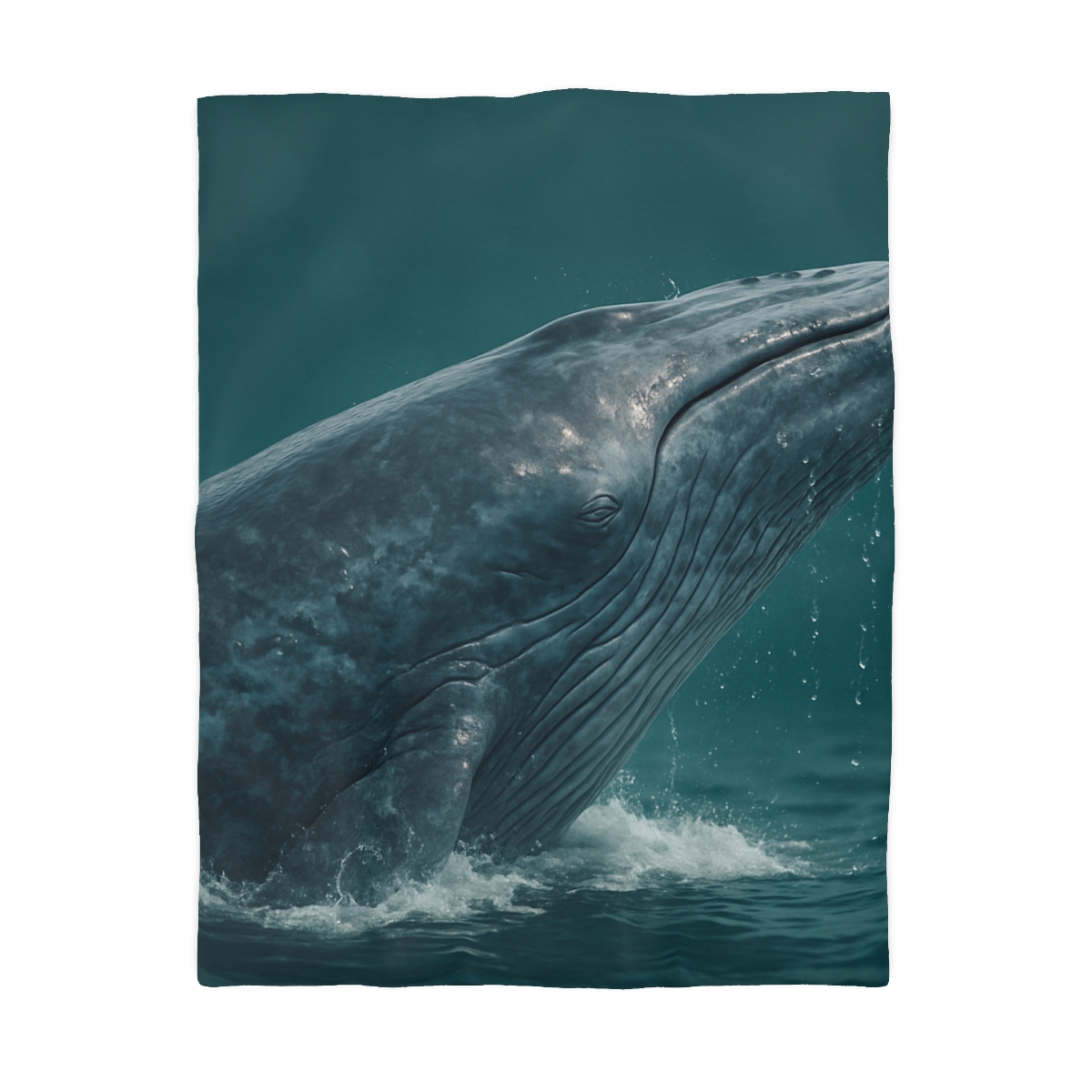 Ocean Song Blue Whale designer printed duvets
