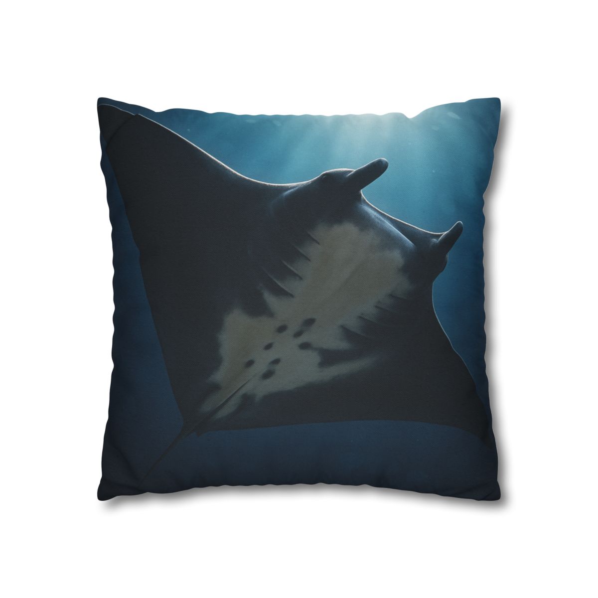 Manta Ray Moon Glide soft cotton pillow cases