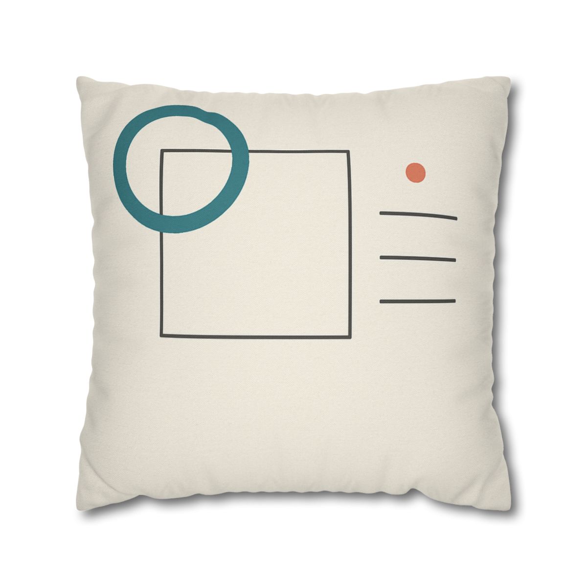 Open Frame With Drifted Ring soft cotton pillow cases