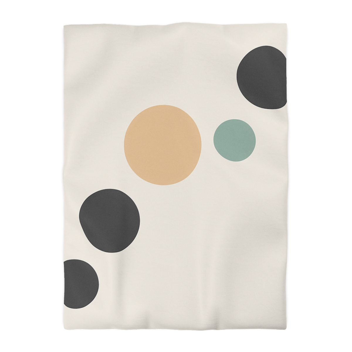 Diagonal Cluster Of Five Circles soft comforter duvets