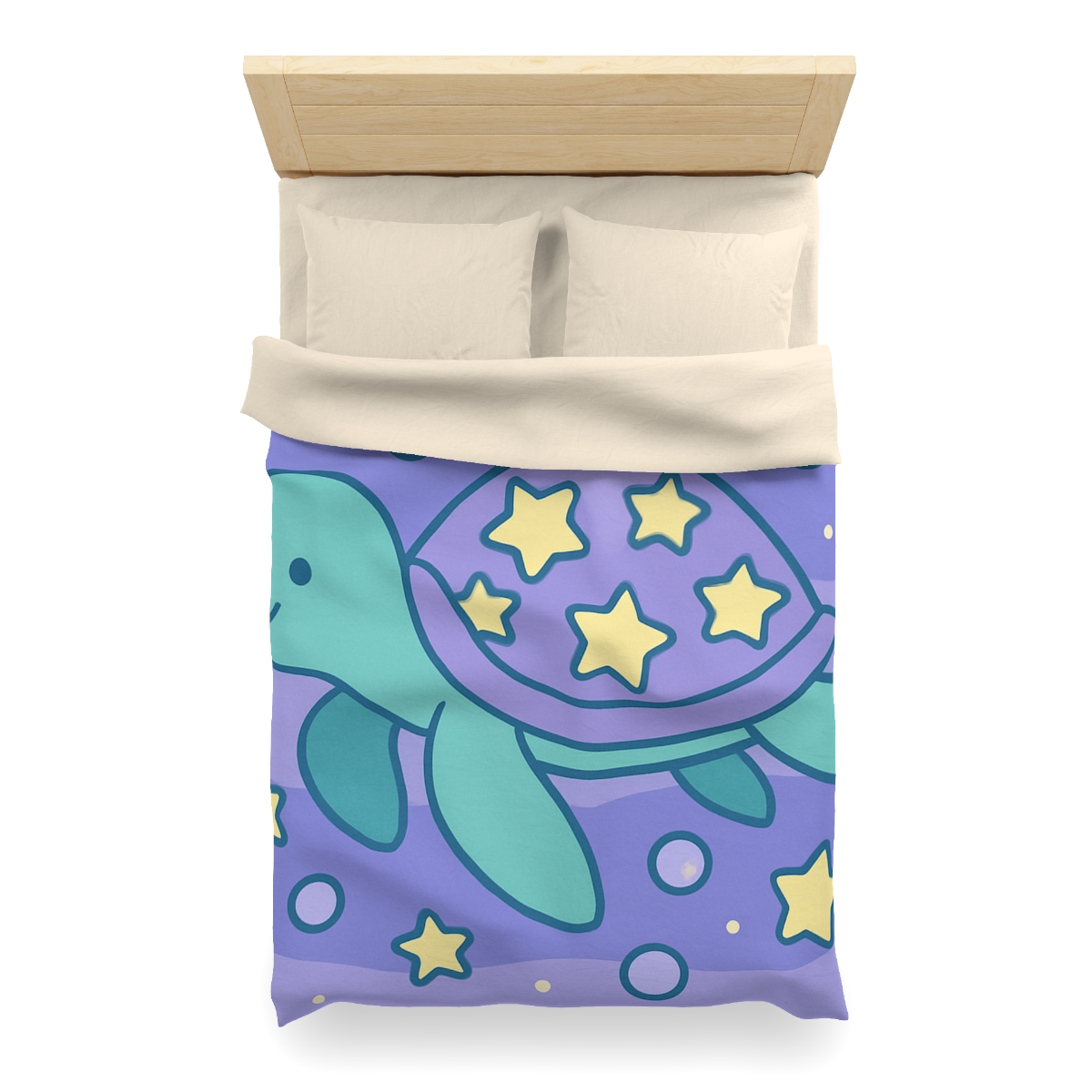 Nebula Ocean Turtle unique patterned duvets