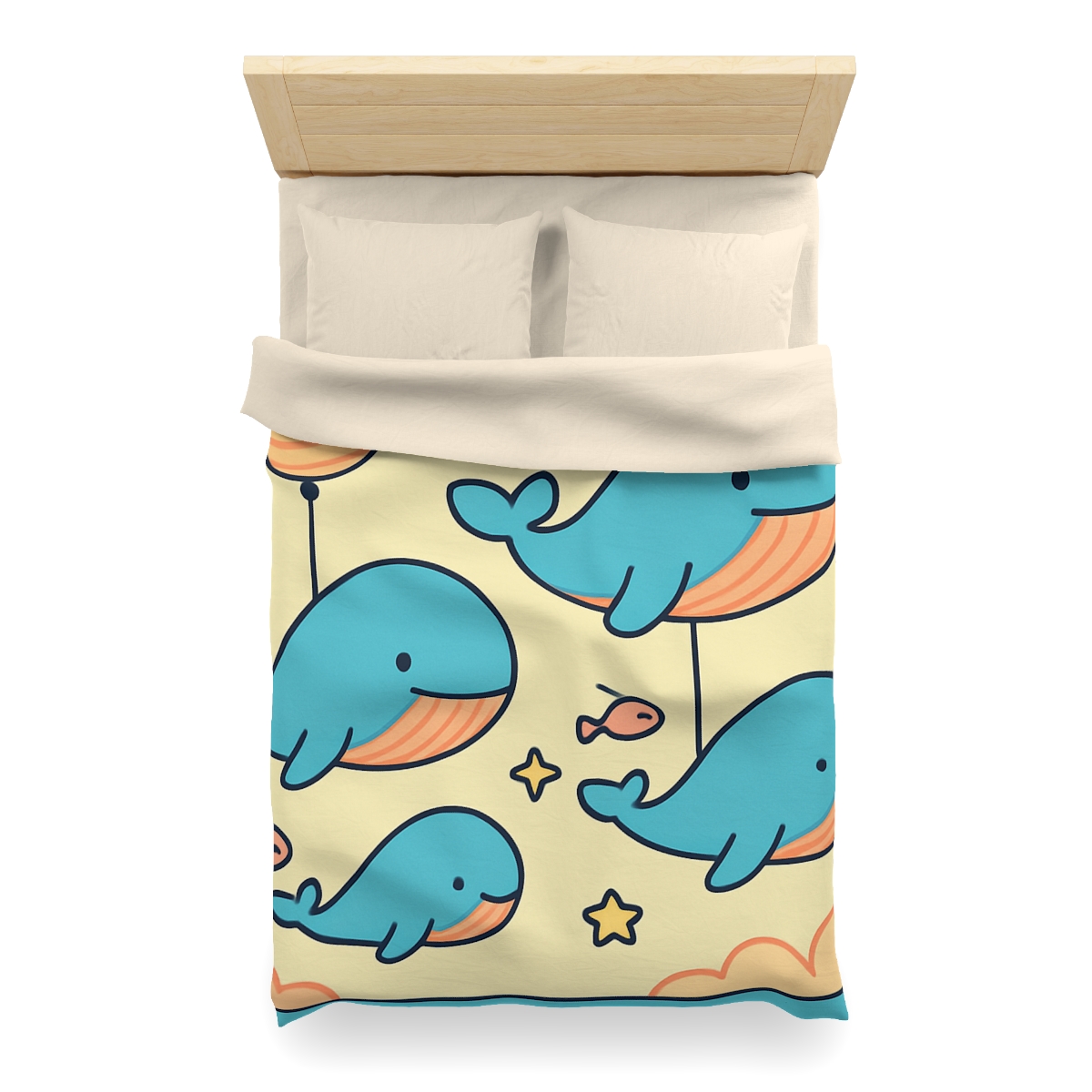 Cosmic Whale Parade duvets for gifts