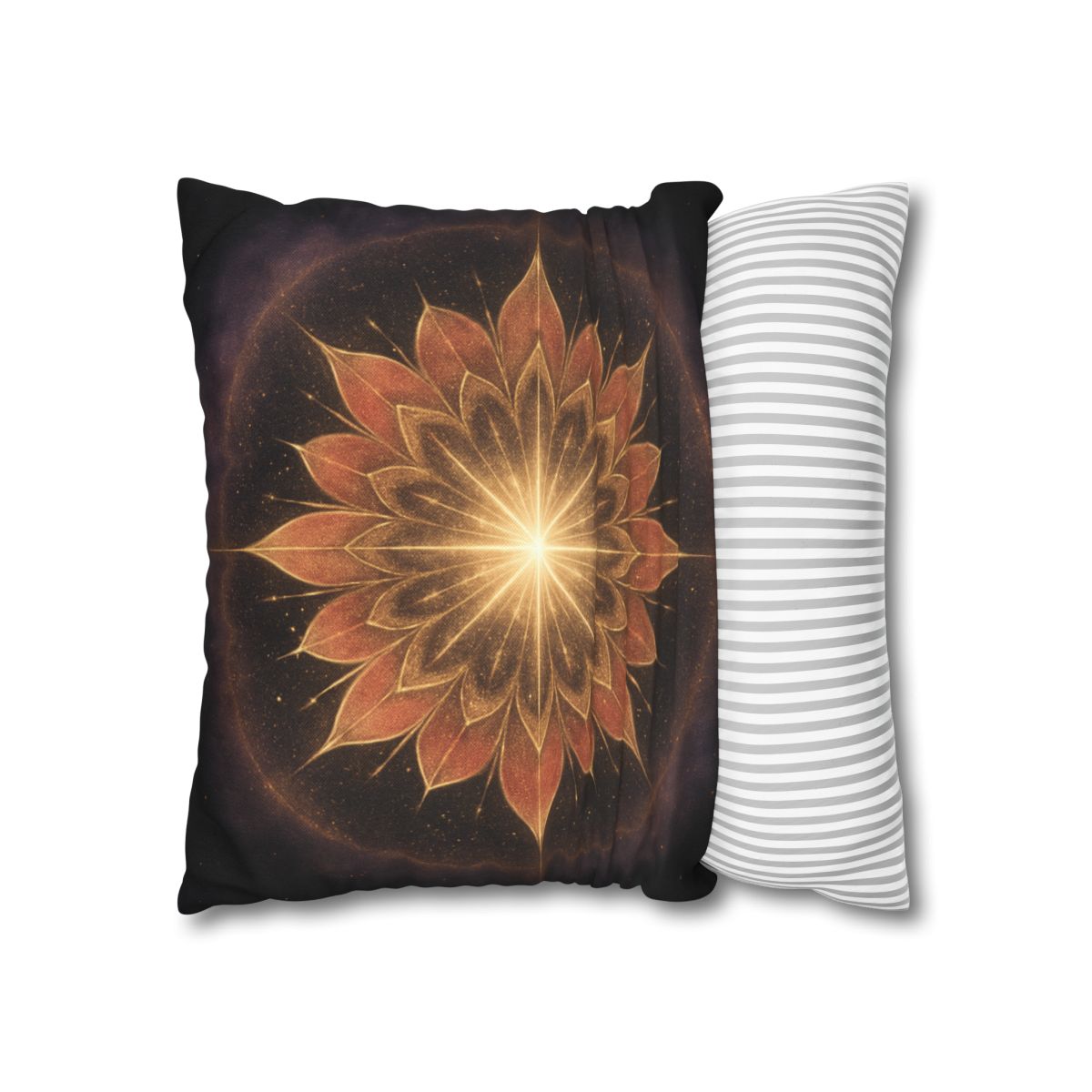 Starburst Petal Crown soft cotton pillow cases