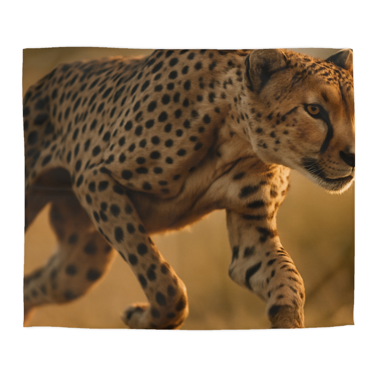 Dawn Sprint Cheetah custom duvets