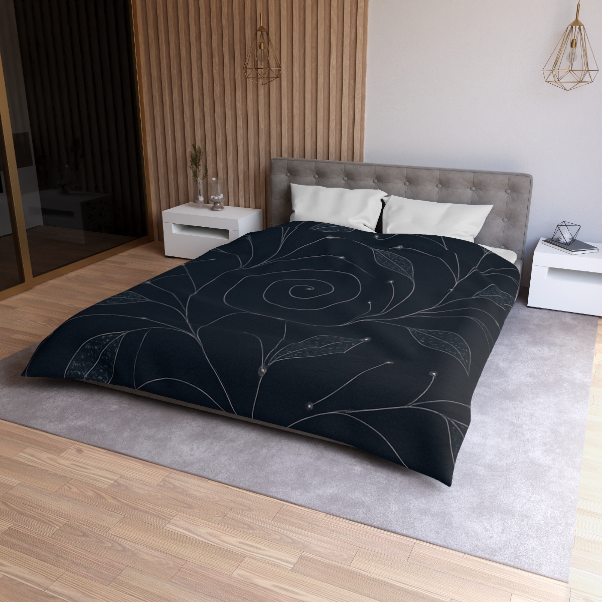 Vine Curl Star Chart soft comforter duvets