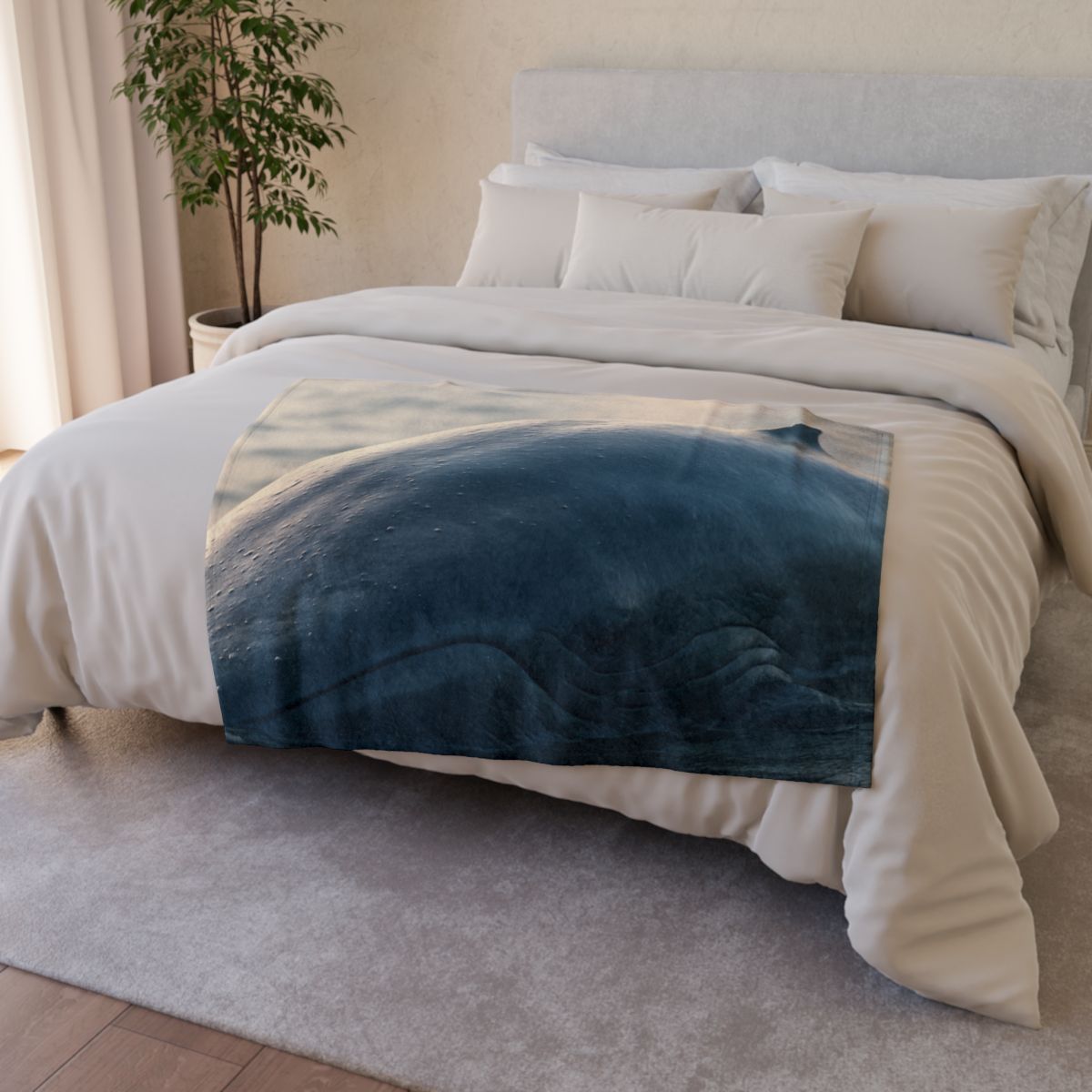 Deep Song Blue Whale designer printed blankets