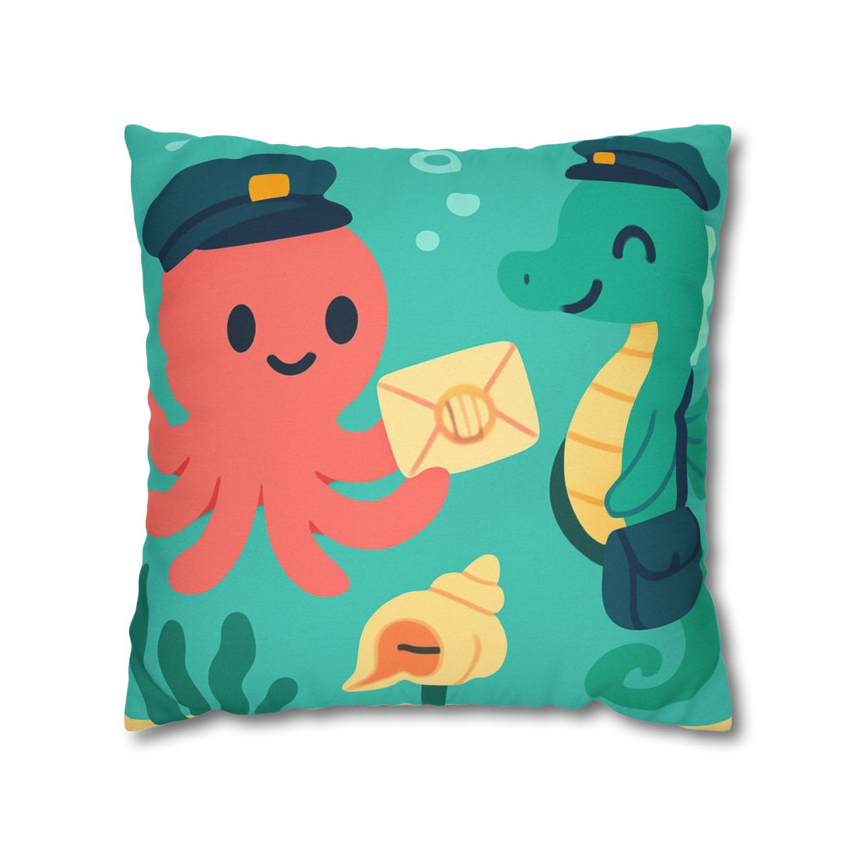 Glow Reef Post Office For Seahorse Mail unique gift pillow cases