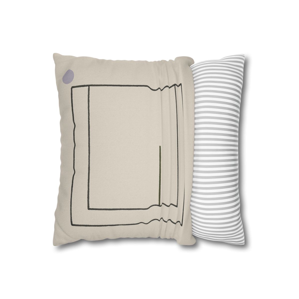 Nested Square And Crossing Short Line comfortable bedding pillow covers