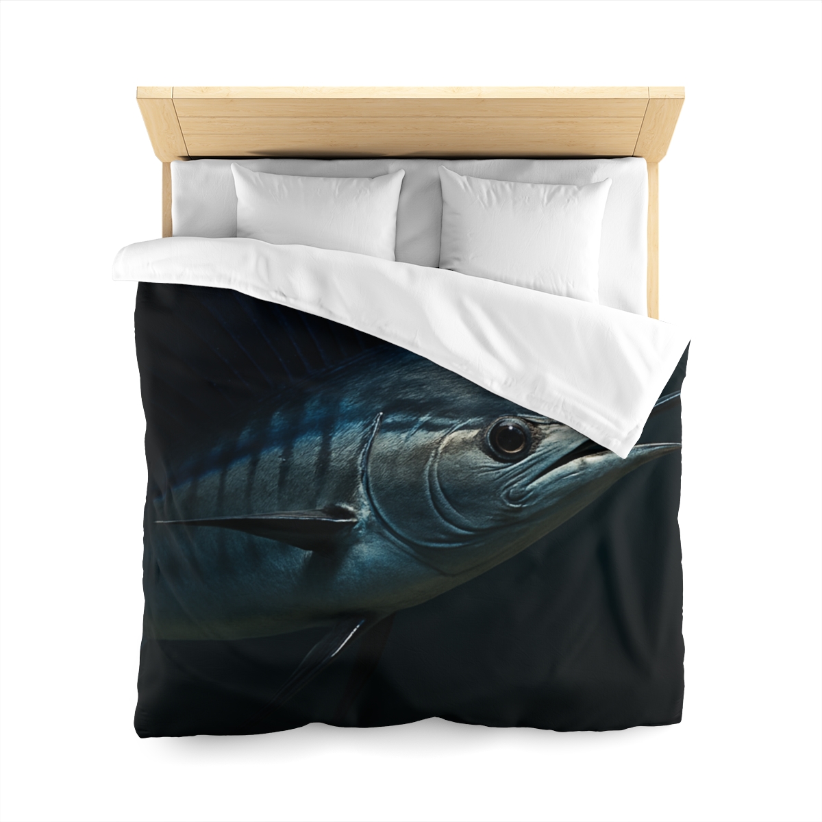Silver Wake Sailfish unique patterned duvets
