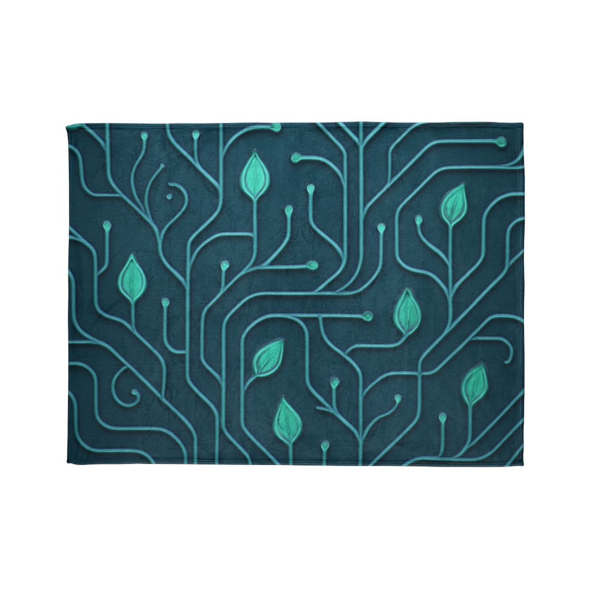 Vine Circuit Lattice stylish throw blankets