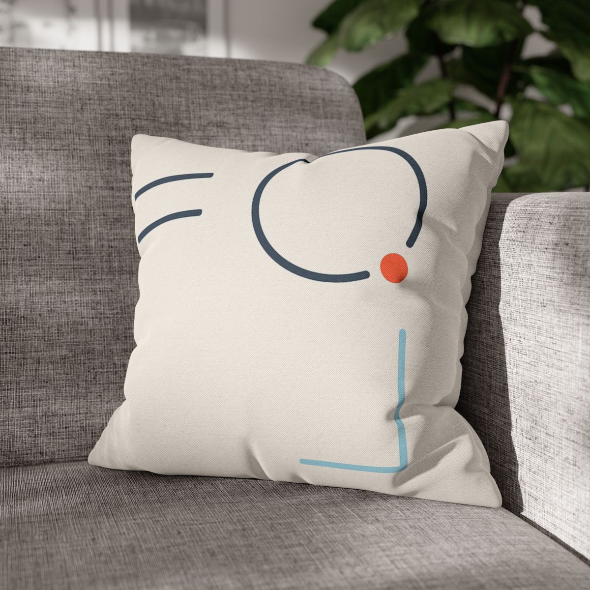 Quiet Orbit With Offset Bars personalized pillow covers