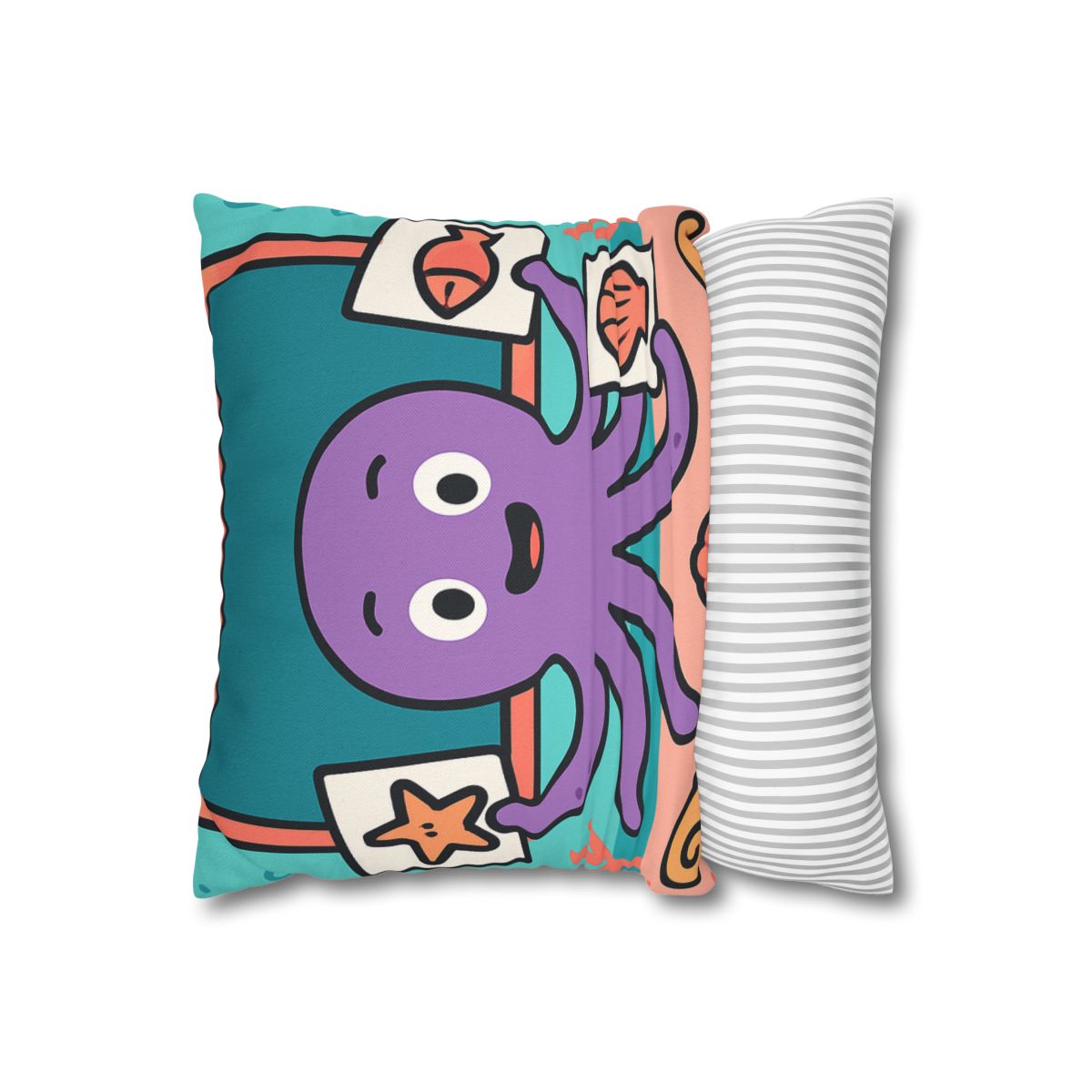 Coral Classroom Octopus comfortable bedding pillow covers