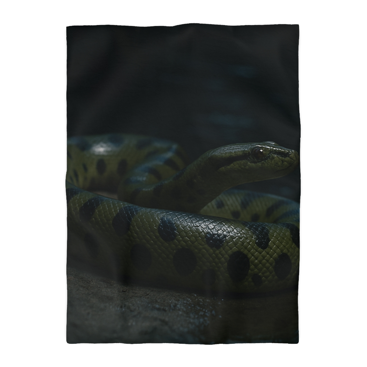 Moonlit Coil Green Anaconda trendy bedroom duvets