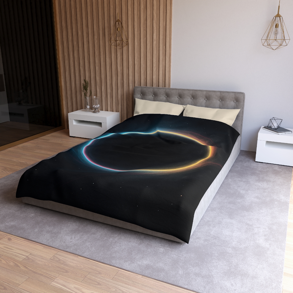 Lensing Halo Prism Drift designer printed duvets