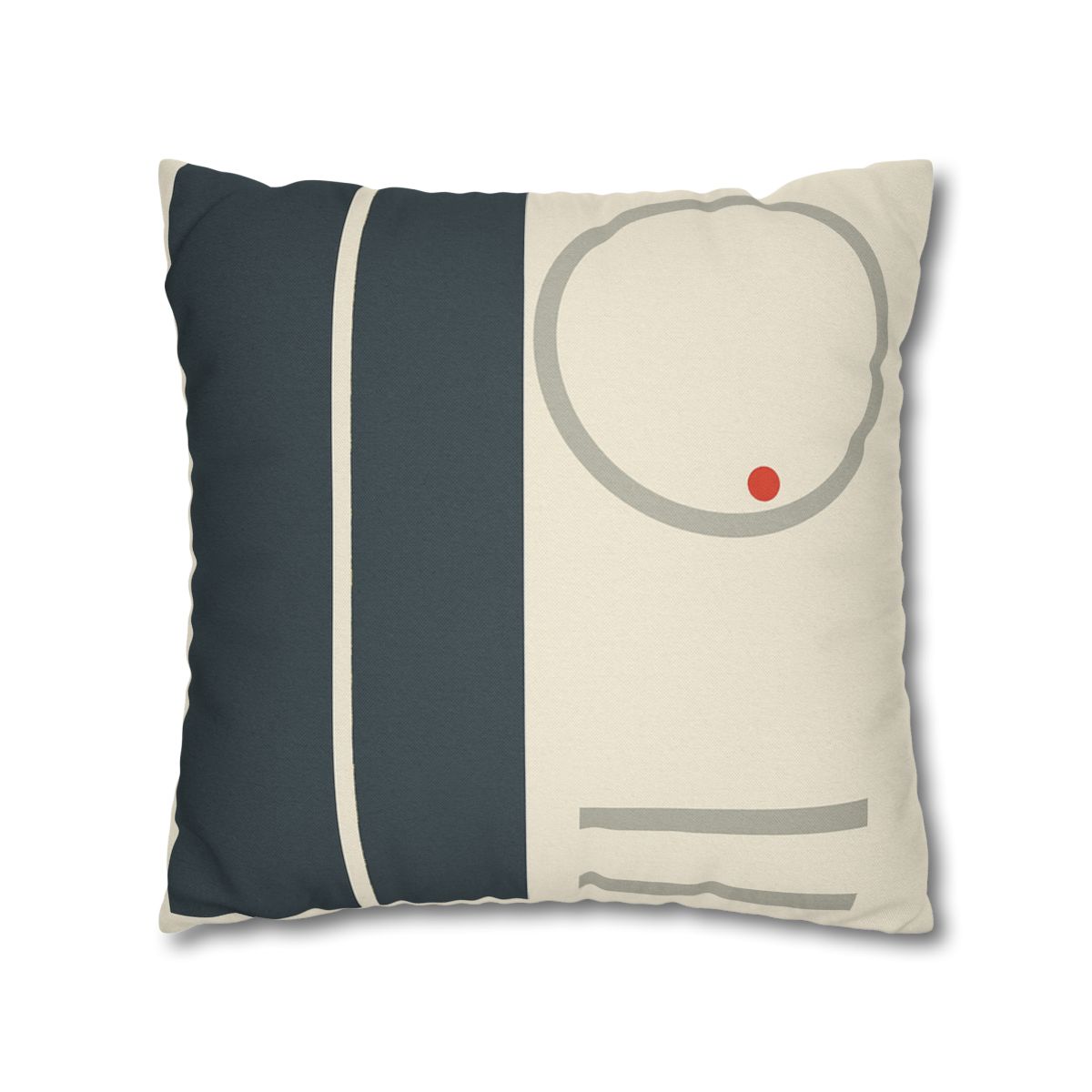 Split Rectangle With Floating Ring stylish decorative pillowcases