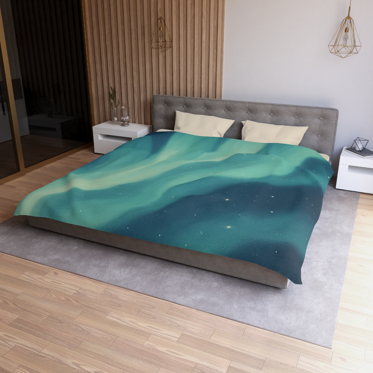 Aurora Veil Star Bloom personalized bedding duvets