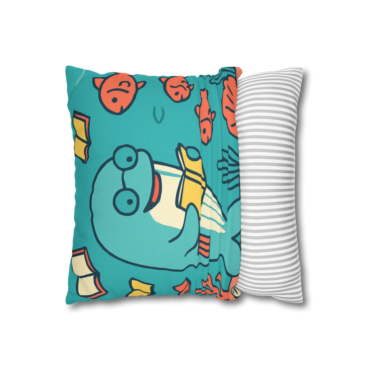 Coral Library Cruise comfortable bedding pillow covers