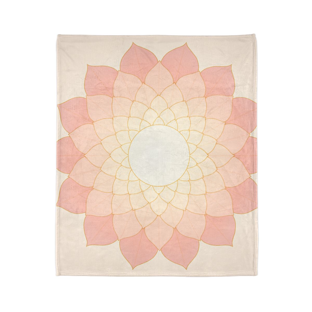 Petal Halo Lattice soft fleece blankets