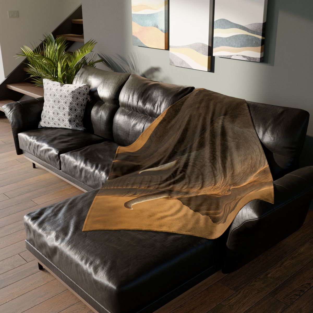 Savannah Sentinel Elephant warm winter blankets