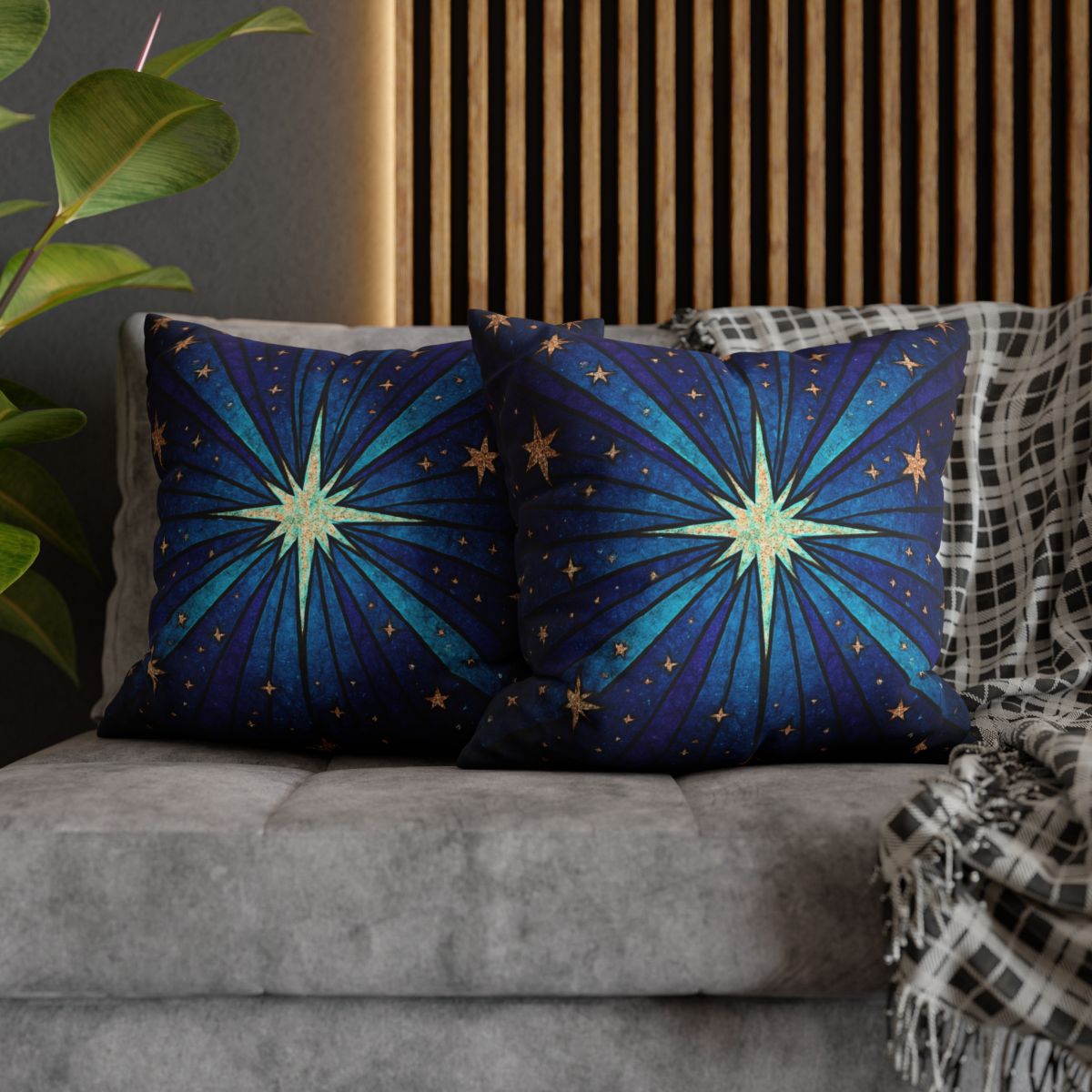 Starburst Cathedral designer print pillow cases