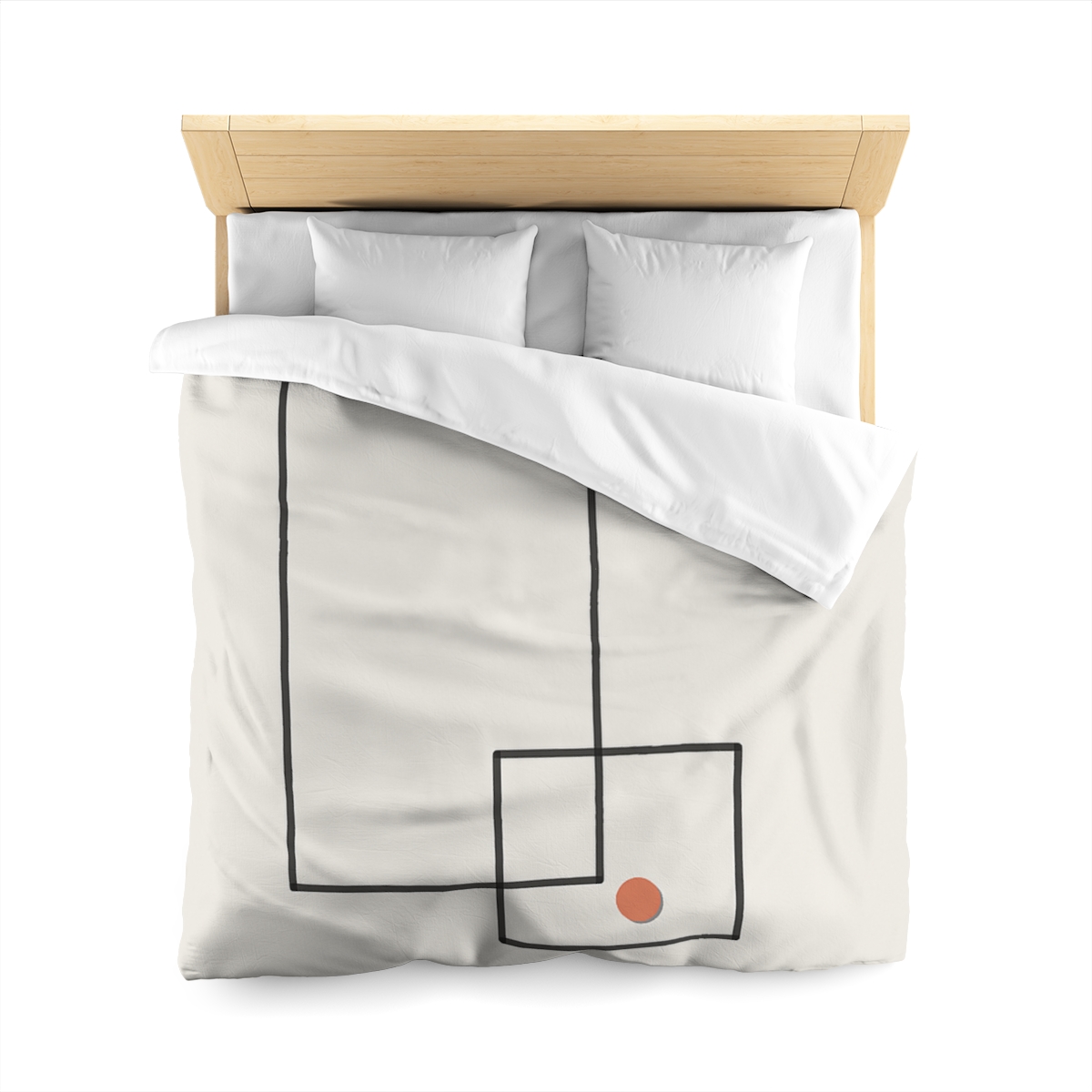 Offset Frame And Quiet Arc unique patterned duvets