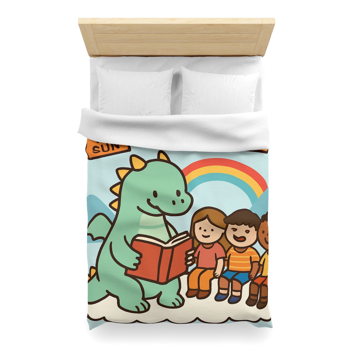 Dragon Library In The Cloud Valley unique patterned duvets