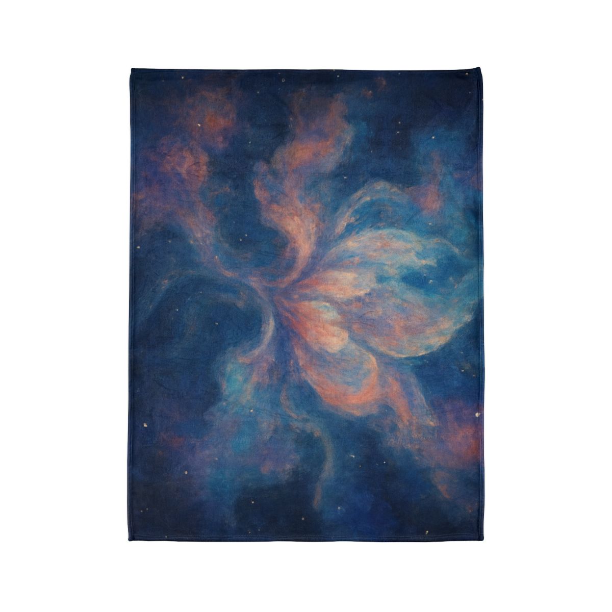 Velvet Plasma Bloom Tapestry soft fleece blankets