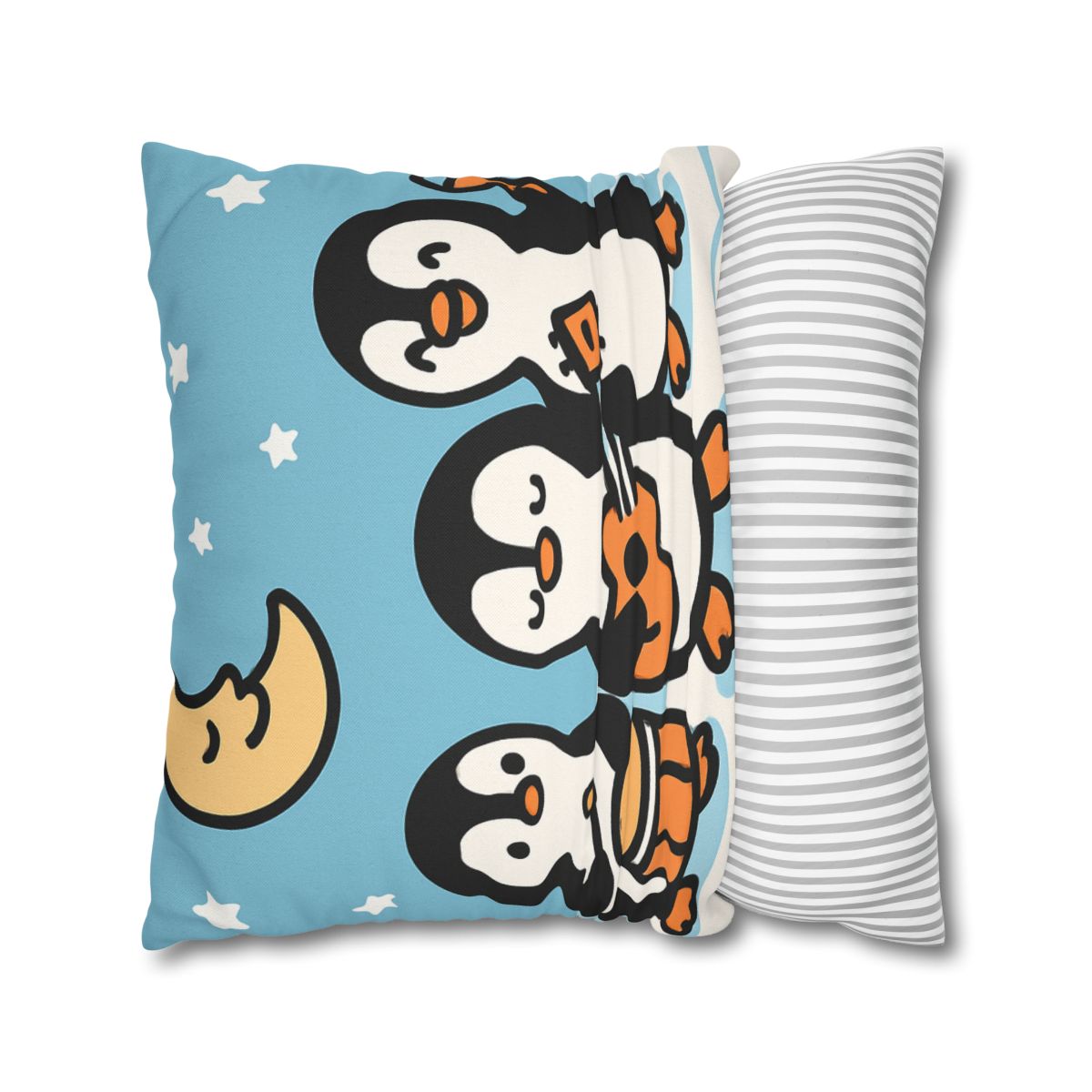 Moonlit Penguin Band custom pillow cases