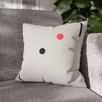 Nested Corner Frames With Two Dots trendy patterned pillow cases