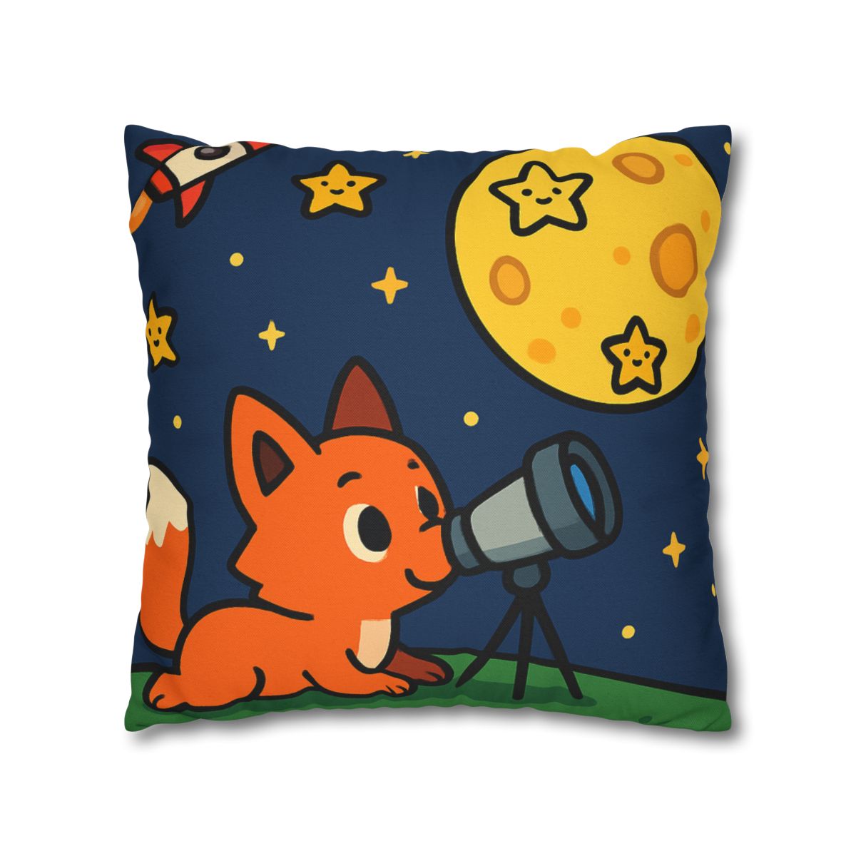 Stargazer Fox In The Moon Meadow unique gift pillow cases