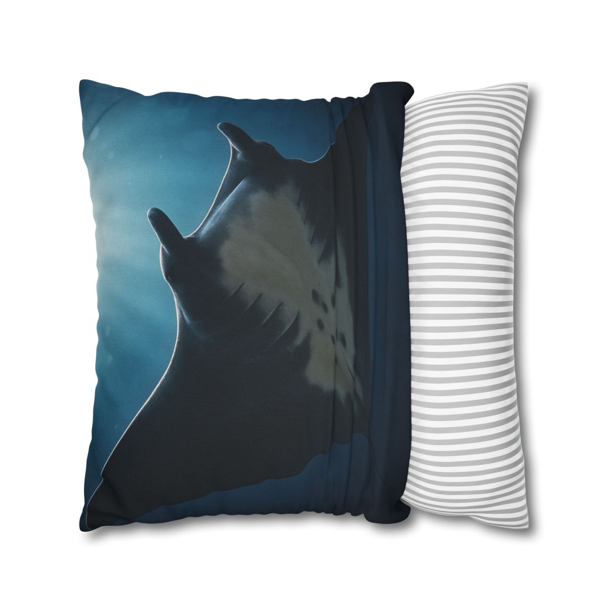 Manta Ray Moon Glide soft cotton pillow cases