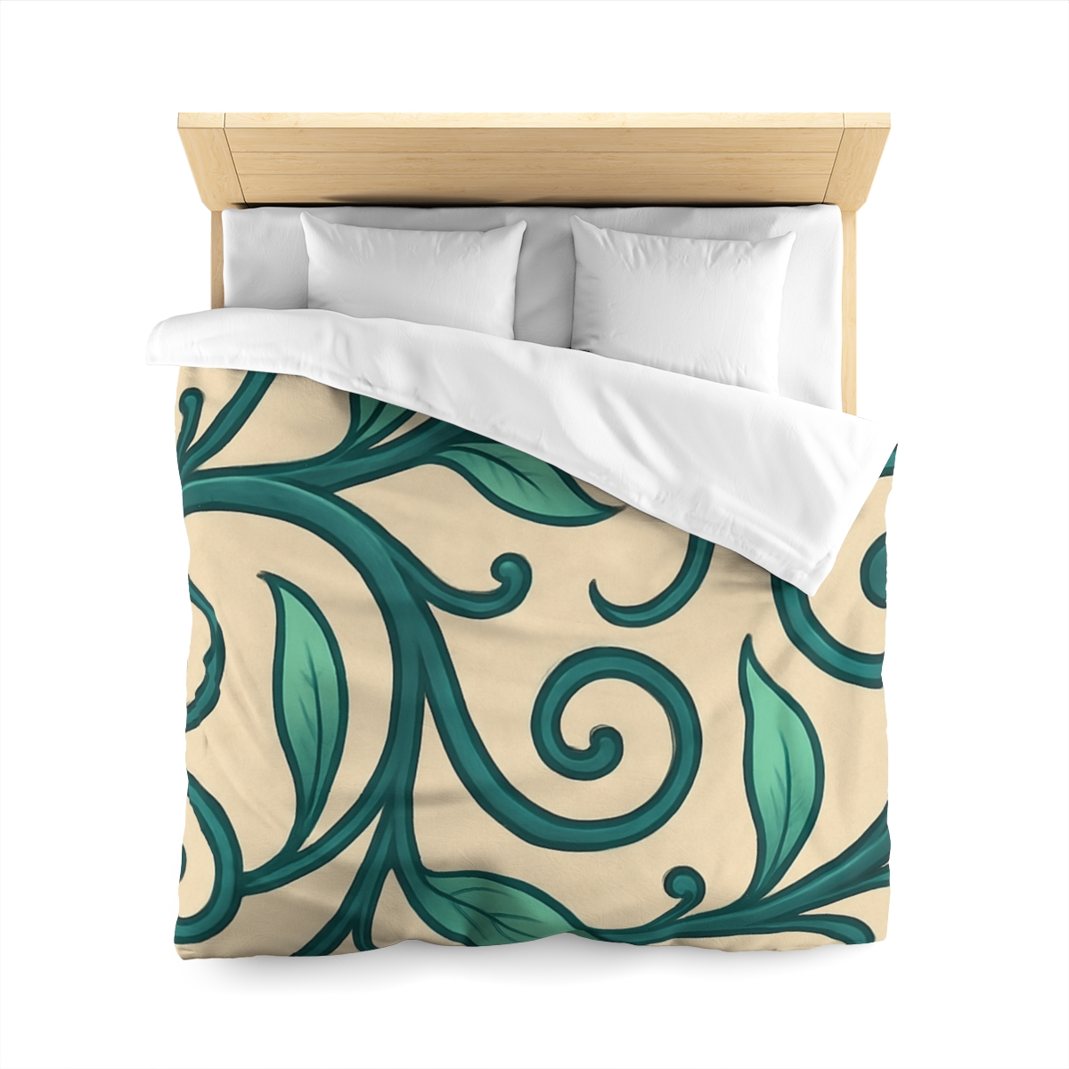 Curling Tendril Frieze personalized bedding duvets