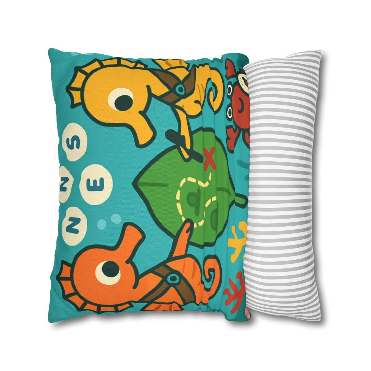Underwater Map Makers The Seahorse Scouts custom pillow cases