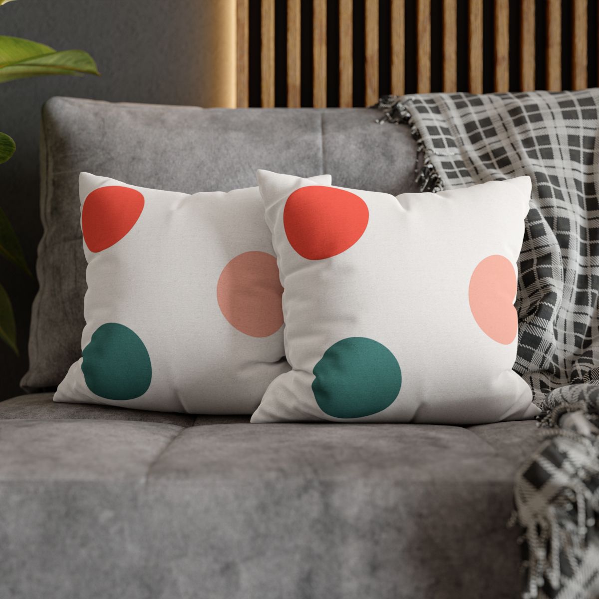 Three Point Triangle Rhythm soft cotton pillow cases