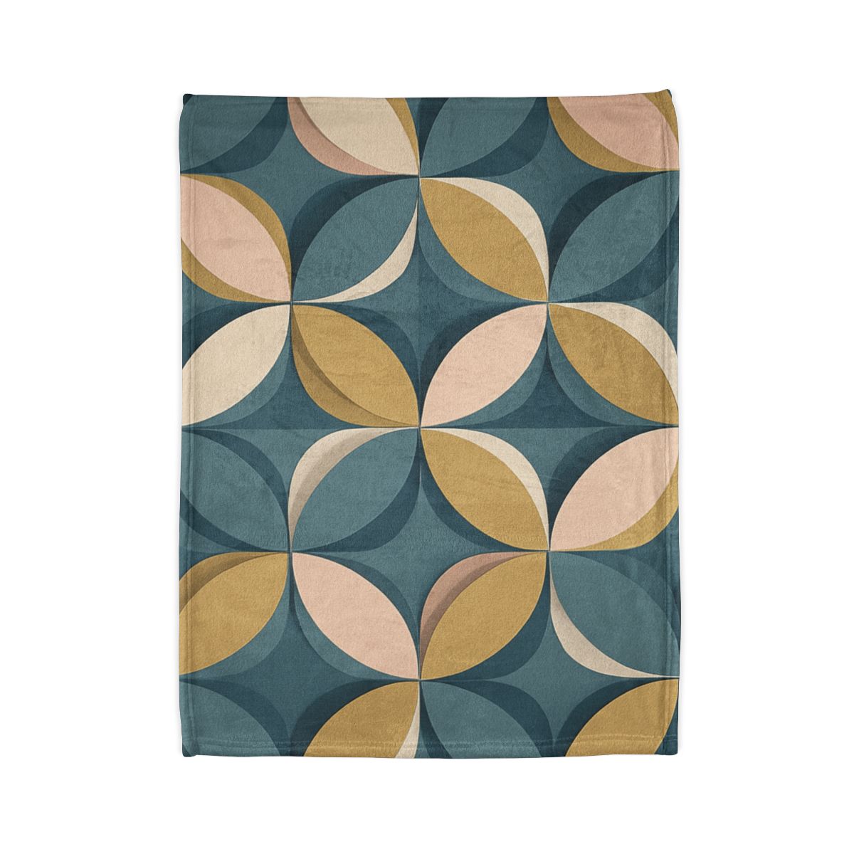 Petal Ripple Grid decorative home blankets