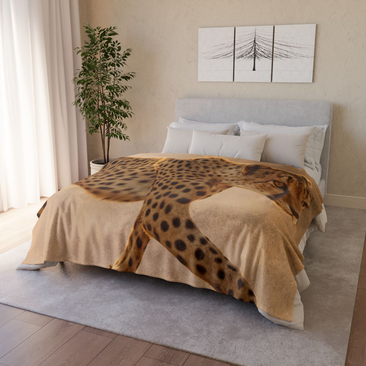 Wind Runner Cheetah unique gift blankets