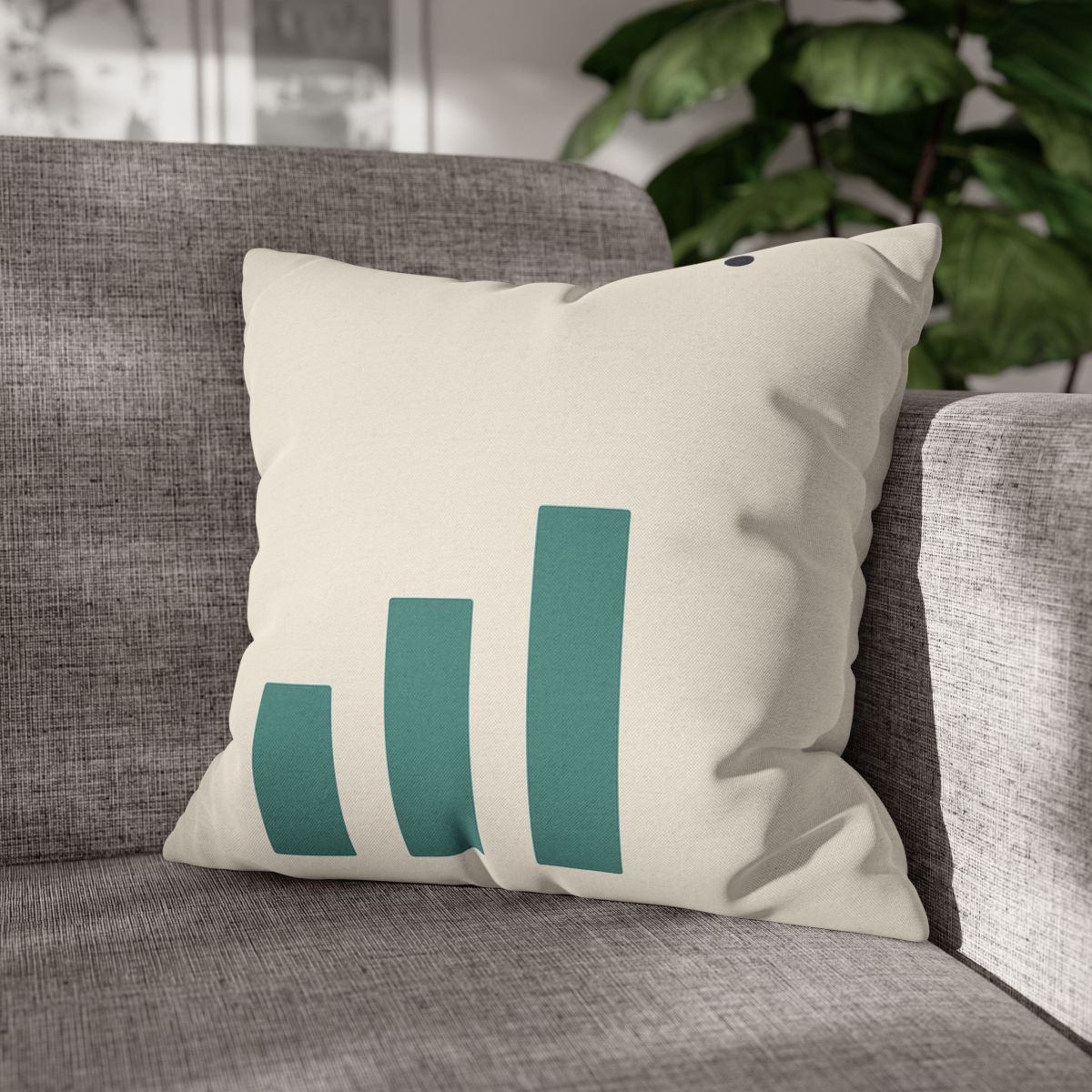 Sloping Trio With Distant Dot designer print pillow cases