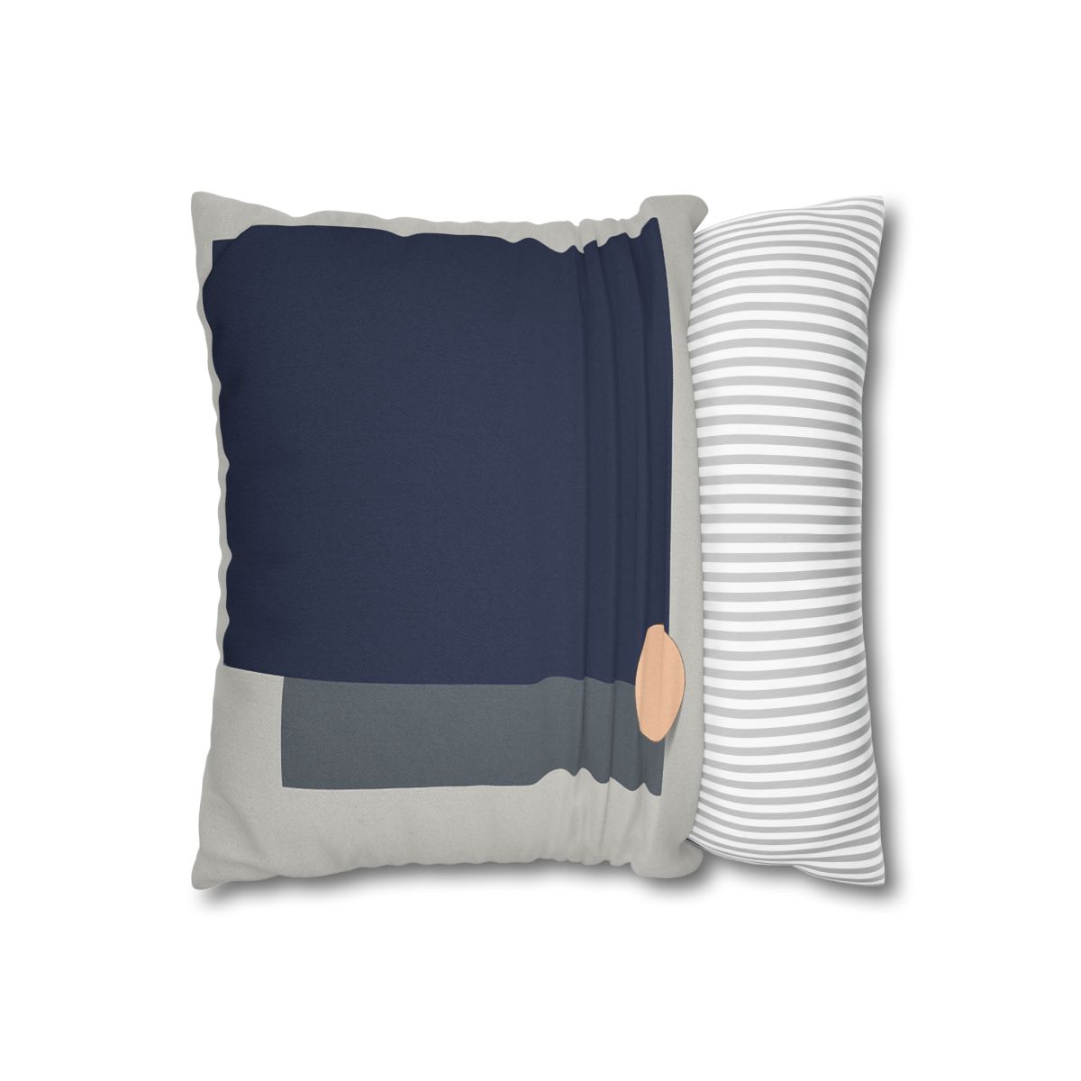 Balanced Triad With Open Center personalized pillow covers