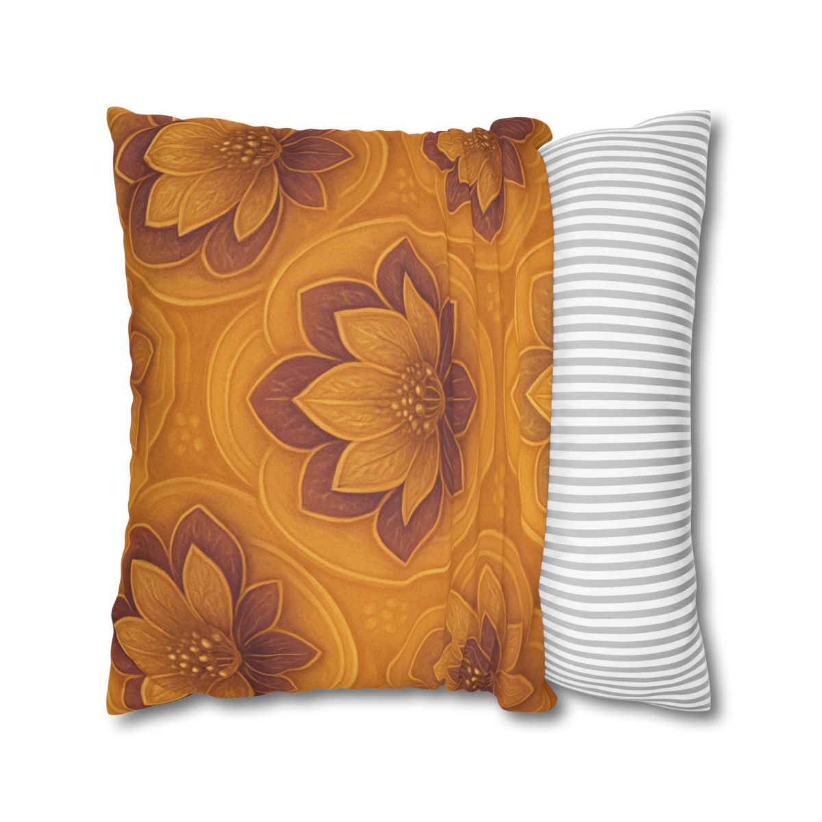 Auric Blossom Halo personalized pillow covers