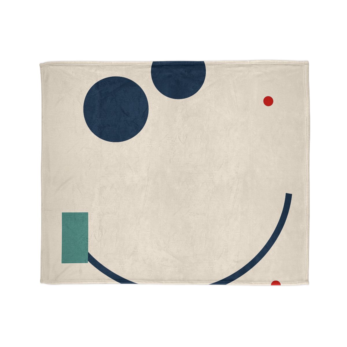 Staggered Arc With Three Points designer printed blankets